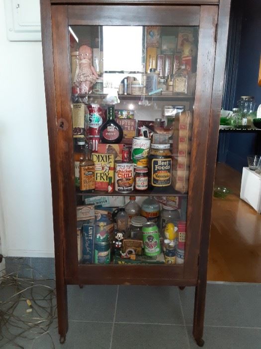 Cabinet for sale. Contents too.