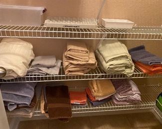 Linens-  Queen sheets- some towels
