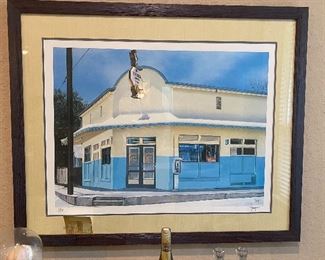 San Antonio artist Jesse Trevino signed and numbered lithograph. 24/500