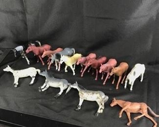 Huge Lot of Horse Pony Plastic Vinyl Figurine Toys