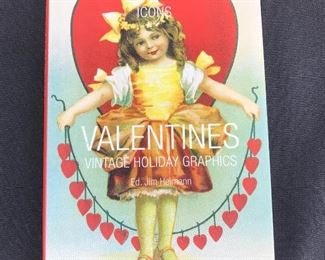 Valentines Vintage Holiday Graphics Soft Cover Book