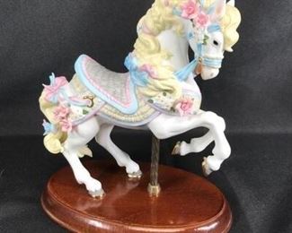 1987 1st in Seres Lenox Carousel Showhorse 24K Accents