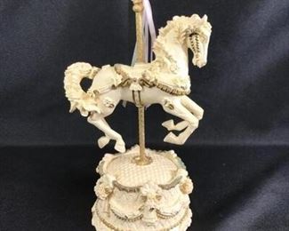 Animated Musical Carousel Horse