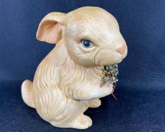 Joswicks USA Rabbit Bunny with Flowers Figurine