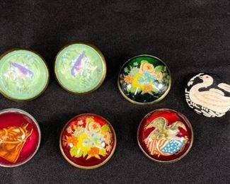 Lot of Scarf Slides and Pins