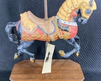 LOOFF Carousel Horse Figurine Reproduction