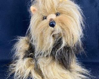 Steiff TAFFY Yorkie Plush Dog Stuffed Animal