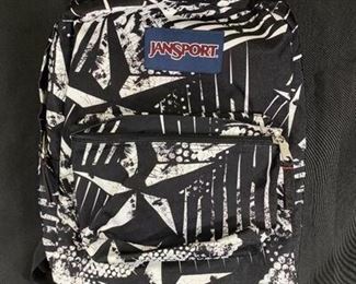Black and White Abstract JANSPORT Backpack