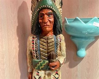 30" Gallagher cigar store Indian