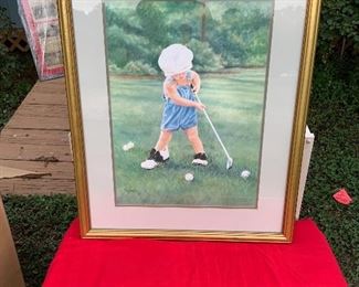 “Daddy’s Caddy” signed and numbered print. Perfect condition 