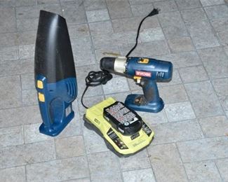 Drill Vacuum and Battery Charger