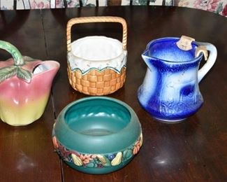 Group Lot Of Pottery Items