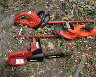 Three 3 Hedge Trimmers Various Brands