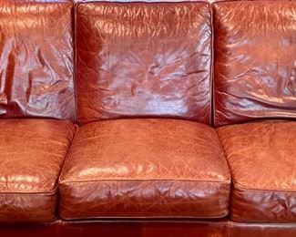 2 Bauhaus leather sofas 