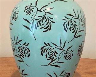 Teal vase