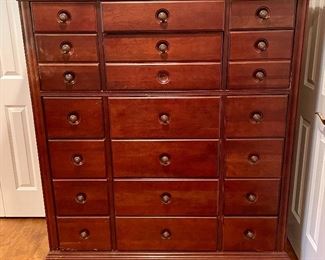 Stanley 18 drawer gentleman’s dresser