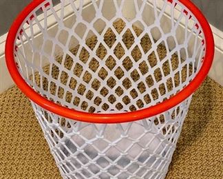 Basketball waste basket 