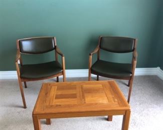 Mid Centure chairs and Danish table