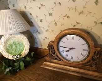 Nice clock and bunny lamp