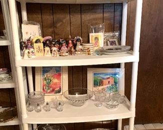 Goebel/DeGrazia figurines, glasses and collectibles 