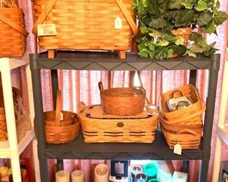 More Longaberger baskets and candles