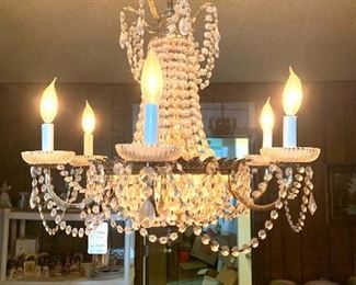 Beautiful crystal chandelier 
