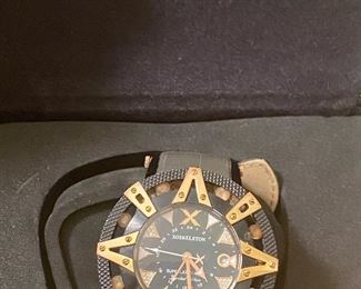 XO Skeleton Men's watch, never worn in original box & case.
