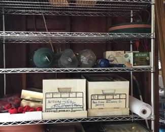 Garage full - metal shelves are NOT for sale