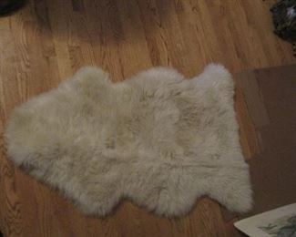 Real sheepskin rug