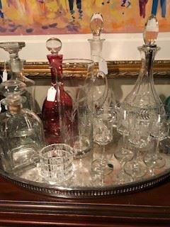 Crystal Decanters & Stemware