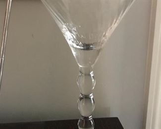 Pr Crystal Martini glasses