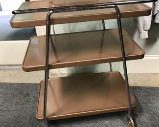 Mid Century Cosco Stylaire Serving Cart