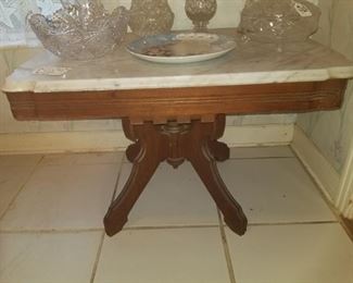 1800s Marble Top Table