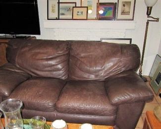 sasseville leather sofas