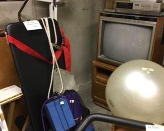Doctor Office, Scale, Misc. fitness equipment, Vintage TV
