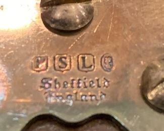 #26	Silverplate Mirrored Pedistal - Sheffield England 6.6 Pounds 	 $250.00 
