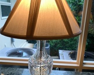 #52	Waterford Wedgewood Lamp a/Brass Accents 27" Tall	 $250.00 
