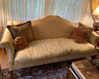 #59	Statton Camel Back Feather Cushion - (as is back) 81" Wide	 $65.00 
