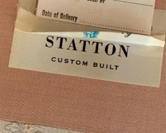 #67	Statton Custom Made Wingbacks w/down Cushions  (2)  $75 each	 $150.00 
