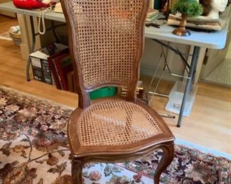 #102	Cane Seat & Tall Cane Back Chair (made in Italy) 	 $100.00 
