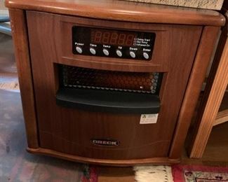 #159	Oreck Model HW1500W  - Infared  Heater/wood Cabinet 	 $30.00 
