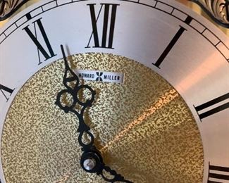 #174	Howard Miller Clock w/Weights & Pendulum Wall Clock 15x41	 $175.00 
