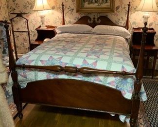 #182	4 post Full Size Mahogany Bed Frame	 $250.00 
#183	H. F. Edzart - Carousel  32x28 - Acrylic 	 $300.00 

