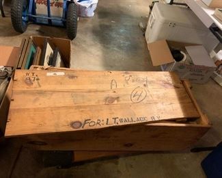 #218	Wood Crate w/Top  36x14x12	 $30.00 
