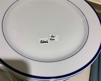 #238	Lubiana - Made in Poland - 12" Diameter - set of 12 dinner plates	 $40.00 
