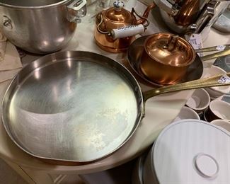 #242	Copper Skillet - (as is dent)	 $25.00 
