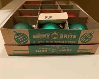 #248	Shiny Brite 12 Ornaments Round in Original Box	 $25.00 
