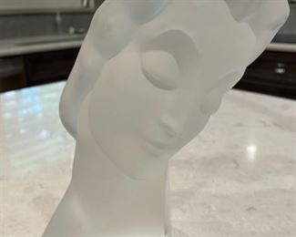 Frosted Crystal Bust