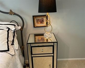 Mirrored Nightstand