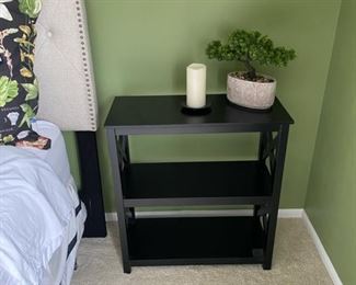 Small Black Bookcase